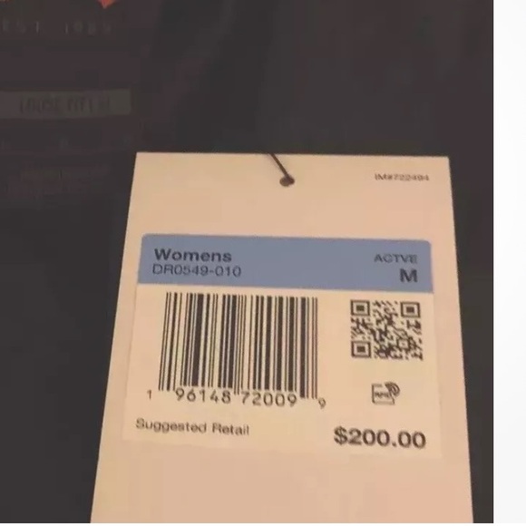 Nike Coat Air Jordan Black Size M long Jacket Trench - Picture 6 of 8